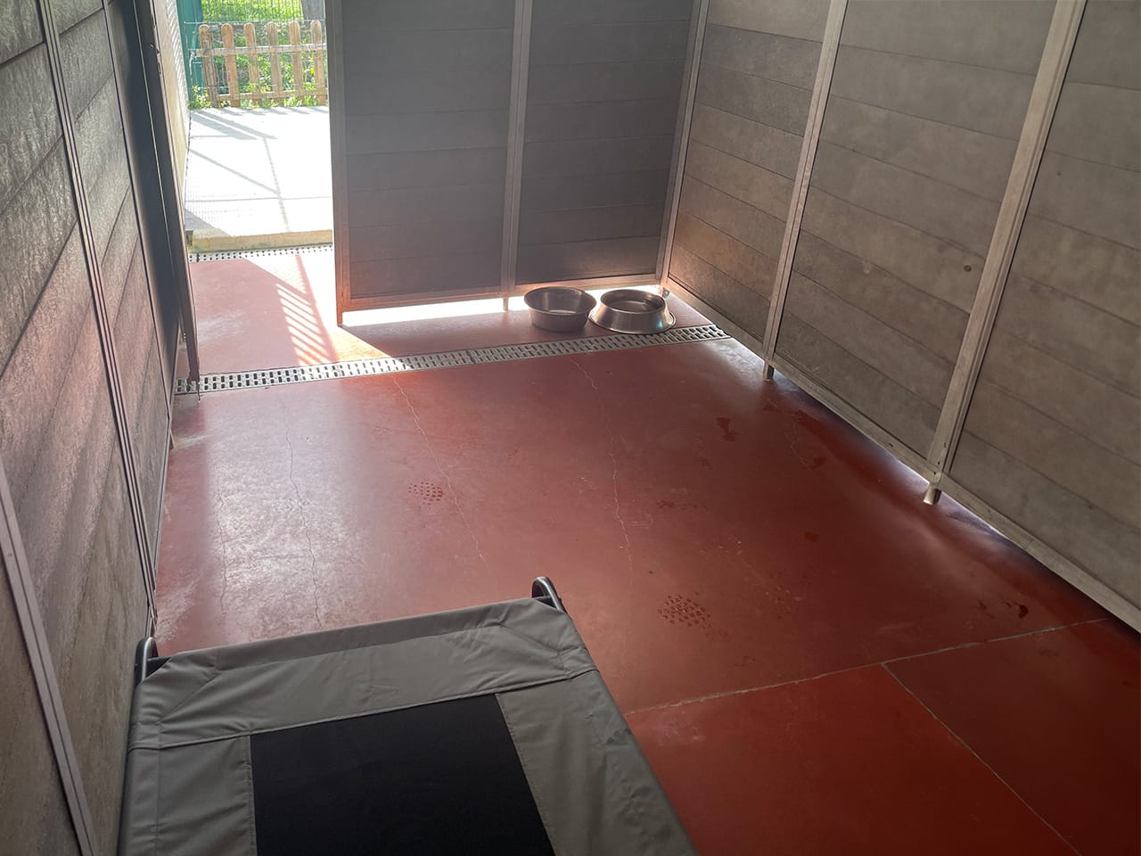 Inside a boarding unit